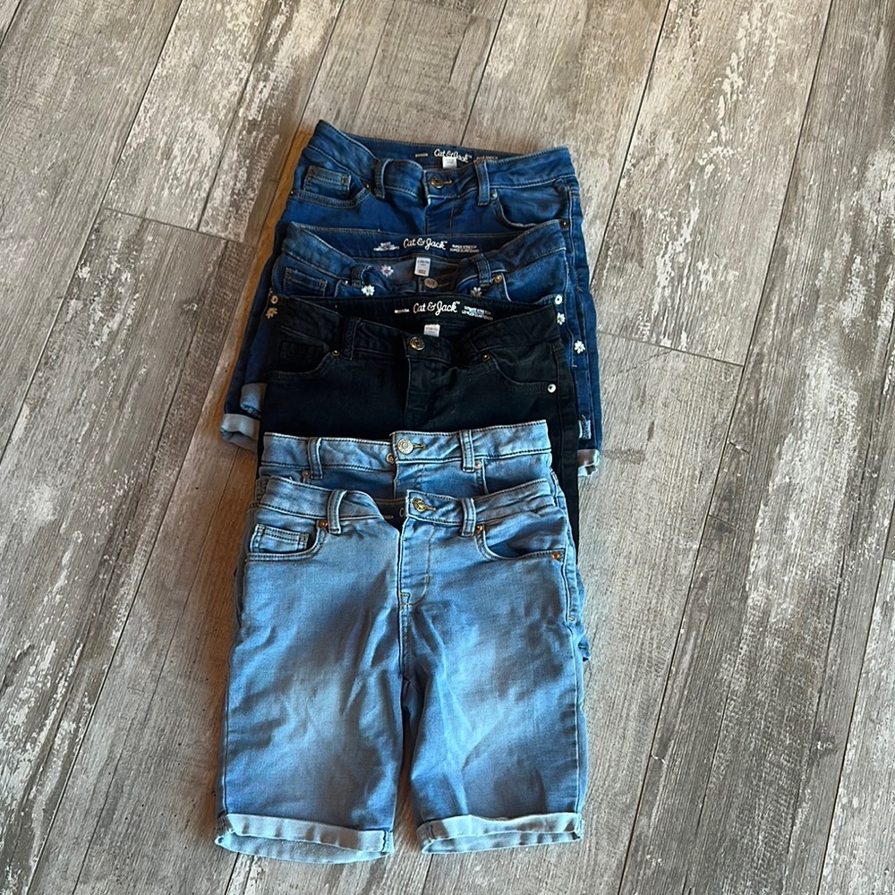 Cat & Jack Blue Denim Shorts Comfortable and Versatile